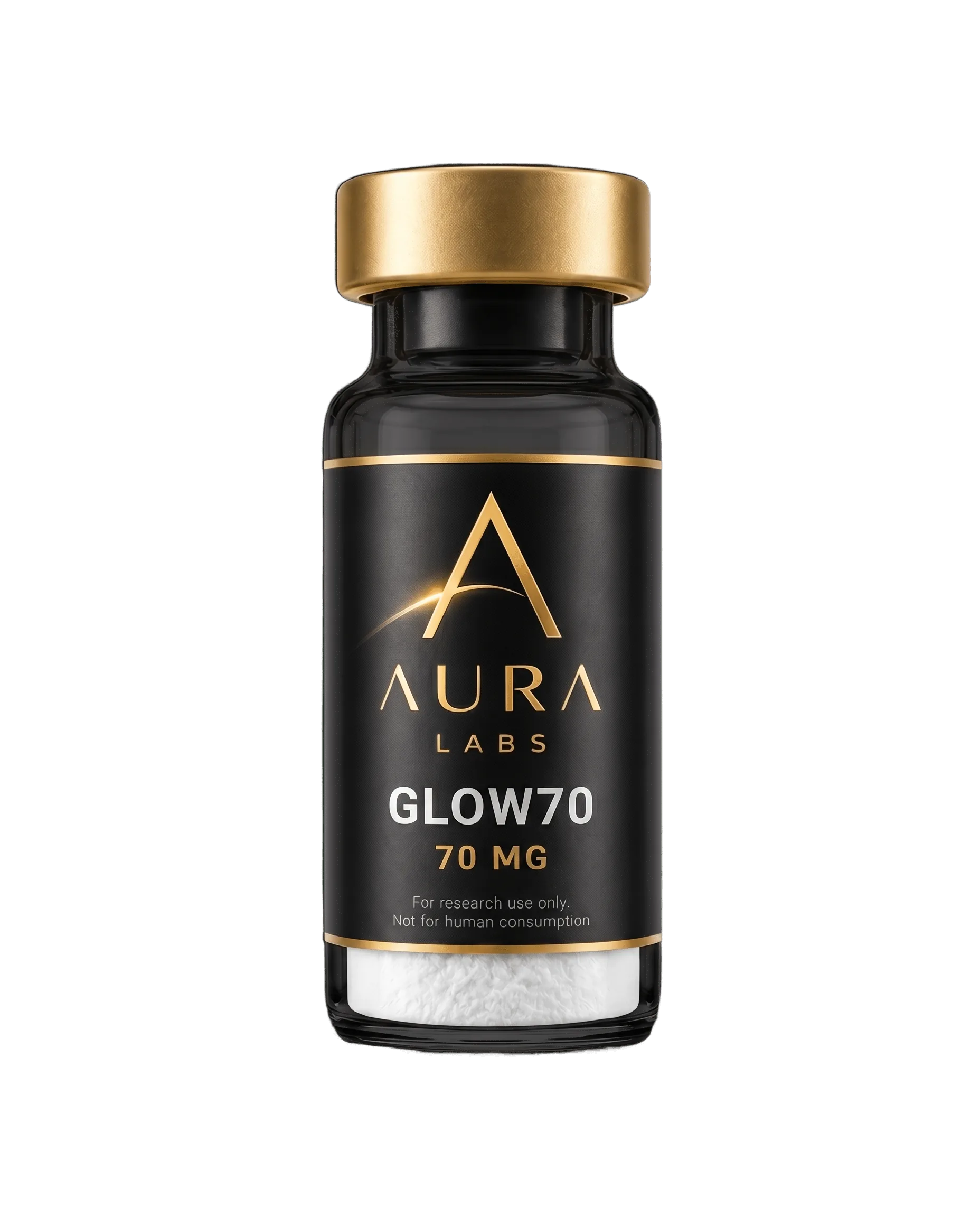 GLOW70 70 MG research peptide vial - Aura Labs
