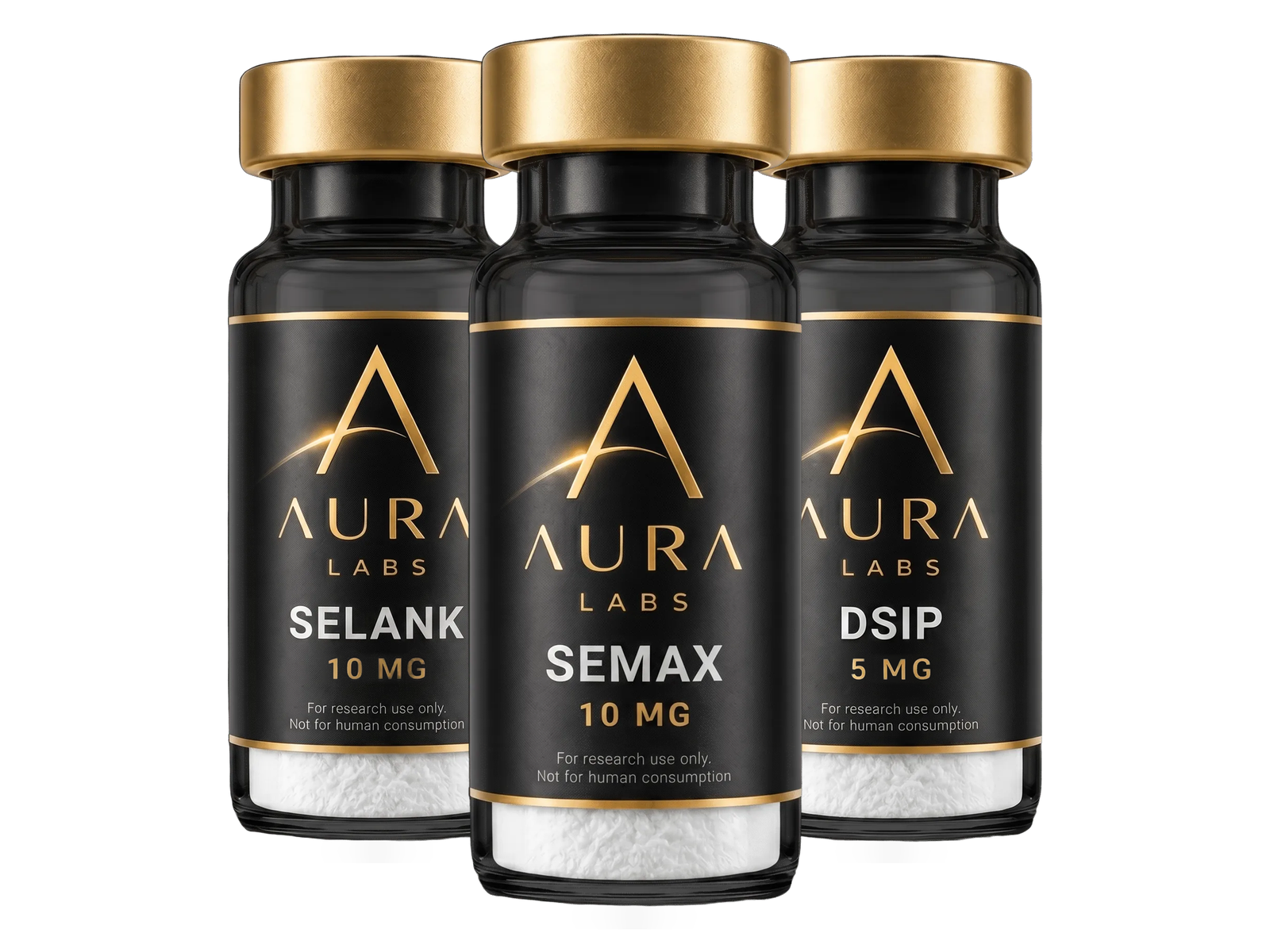 Cognitive Stack Standard: Semax 10mg + Selank 10mg + DSIP 5mg